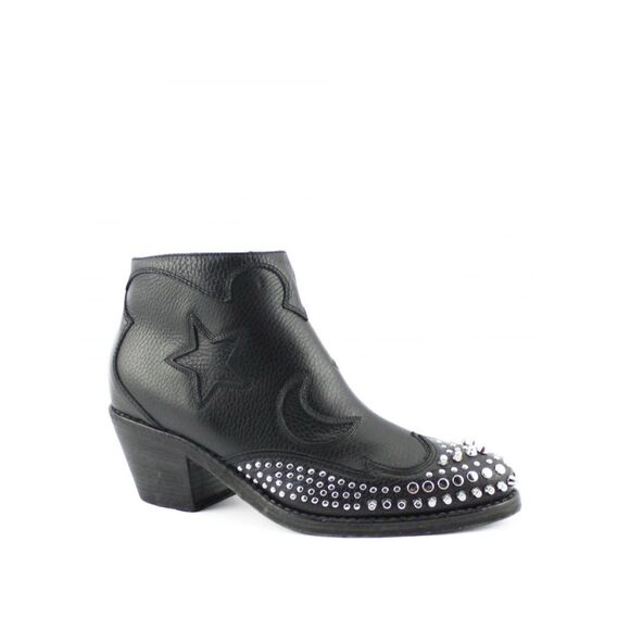 ALEXANDER MCQUEEN Star and moon studded booties size 37 - Picture 1 of 14